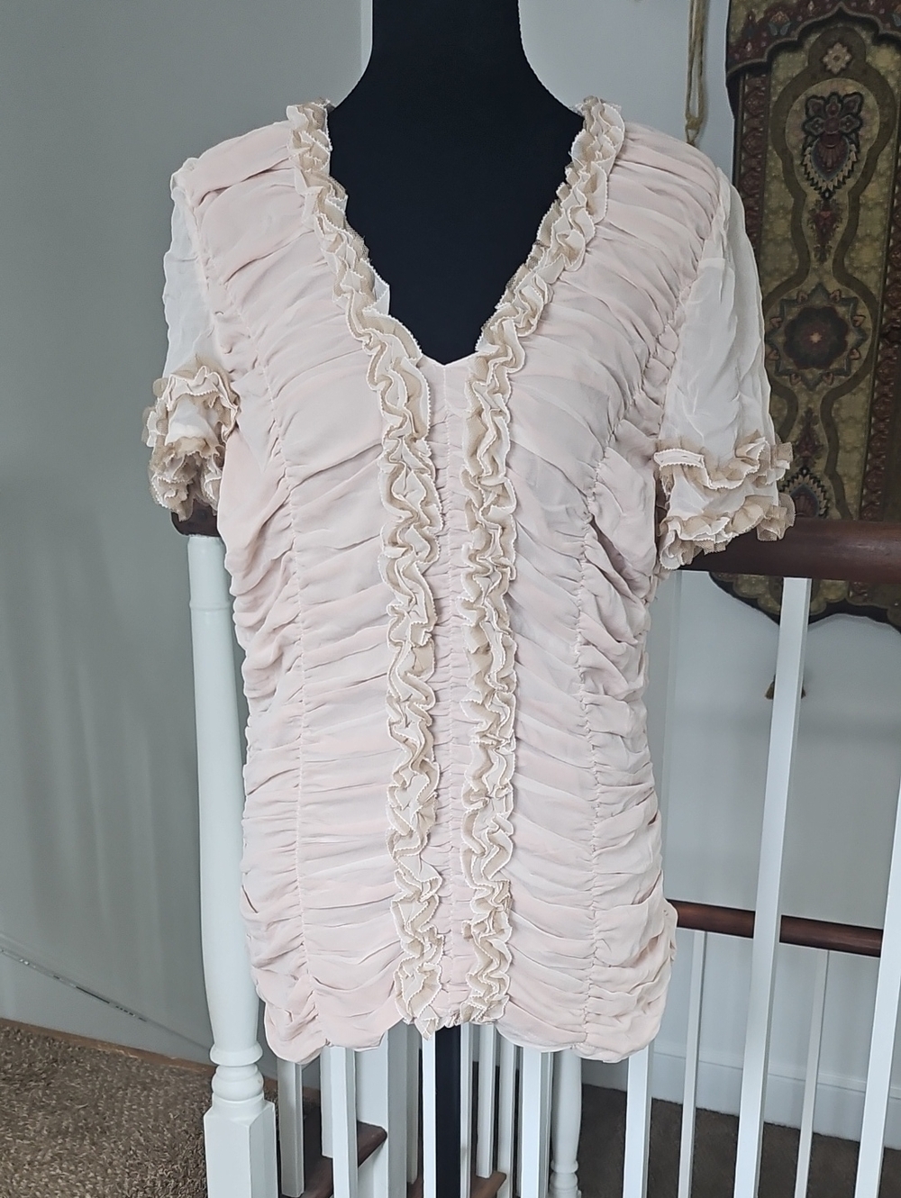 Sundance Silk Cynched Blouse
